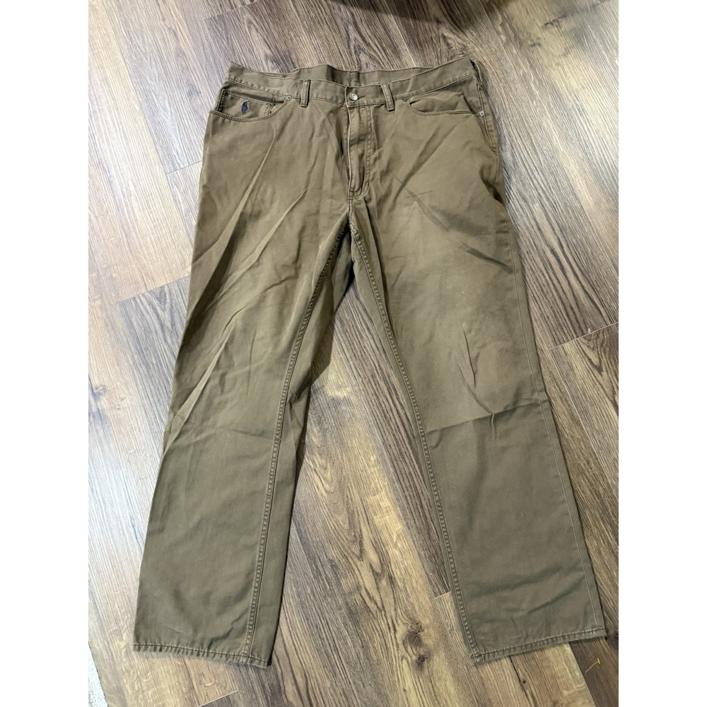 Polo Ralph Lauren Khaki Tan Pants Mens Tan Size 40/32 Authentic‎ Dungarees
